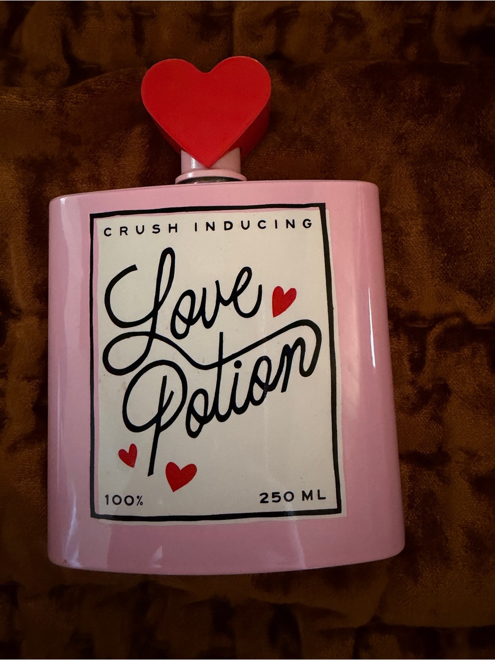 Ban.do Love Crush Heart Flask NWOT